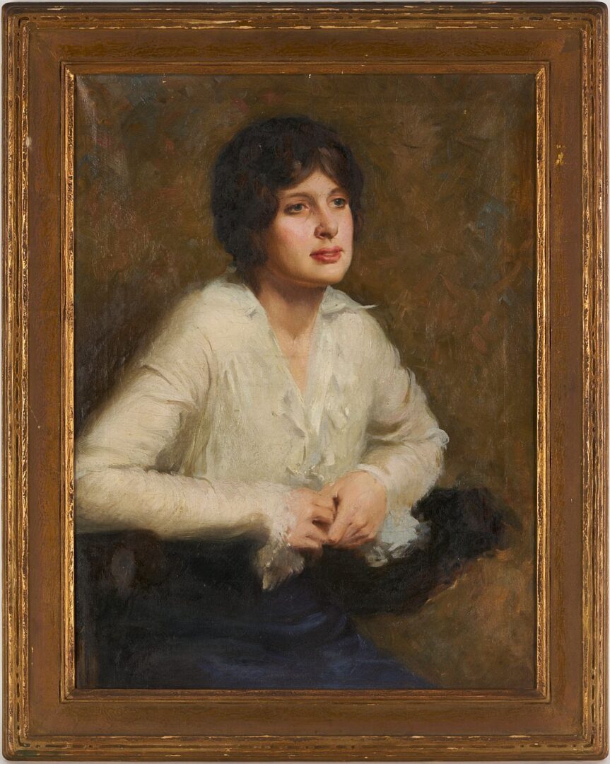 Lot 320: John Alberts O/C, Portrait of a Woman