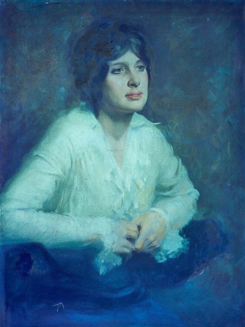 Lot 320: John Alberts O/C, Portrait of a Woman
