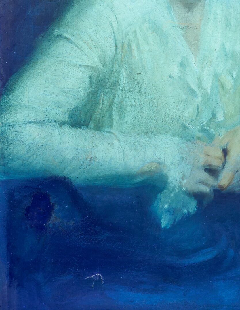 Lot 320: John Alberts O/C, Portrait of a Woman