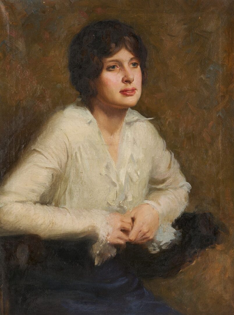 Lot 320: John Alberts O/C, Portrait of a Woman
