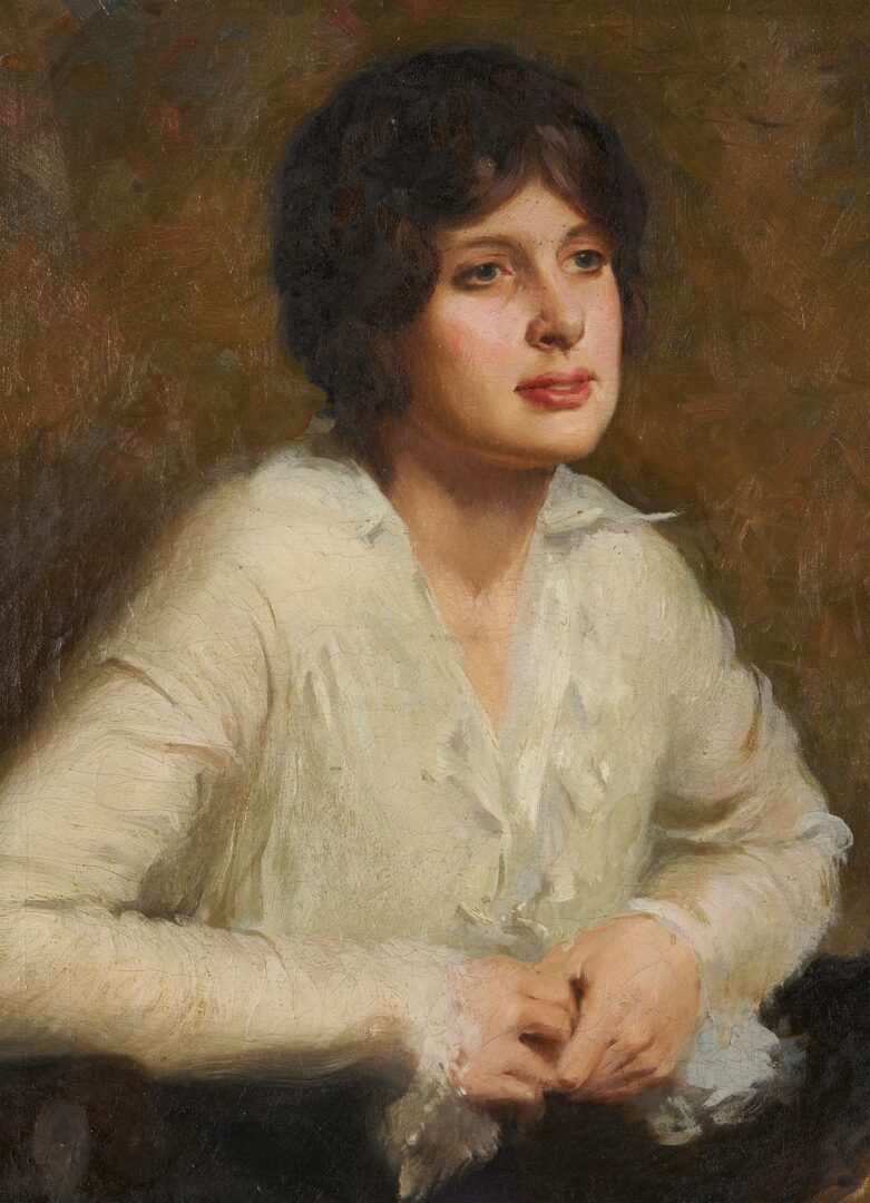 Lot 320: John Alberts O/C, Portrait of a Woman