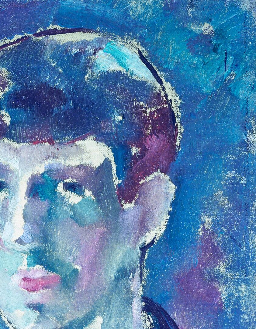 Lot 324: Charles Cagle O/B Self Portrait