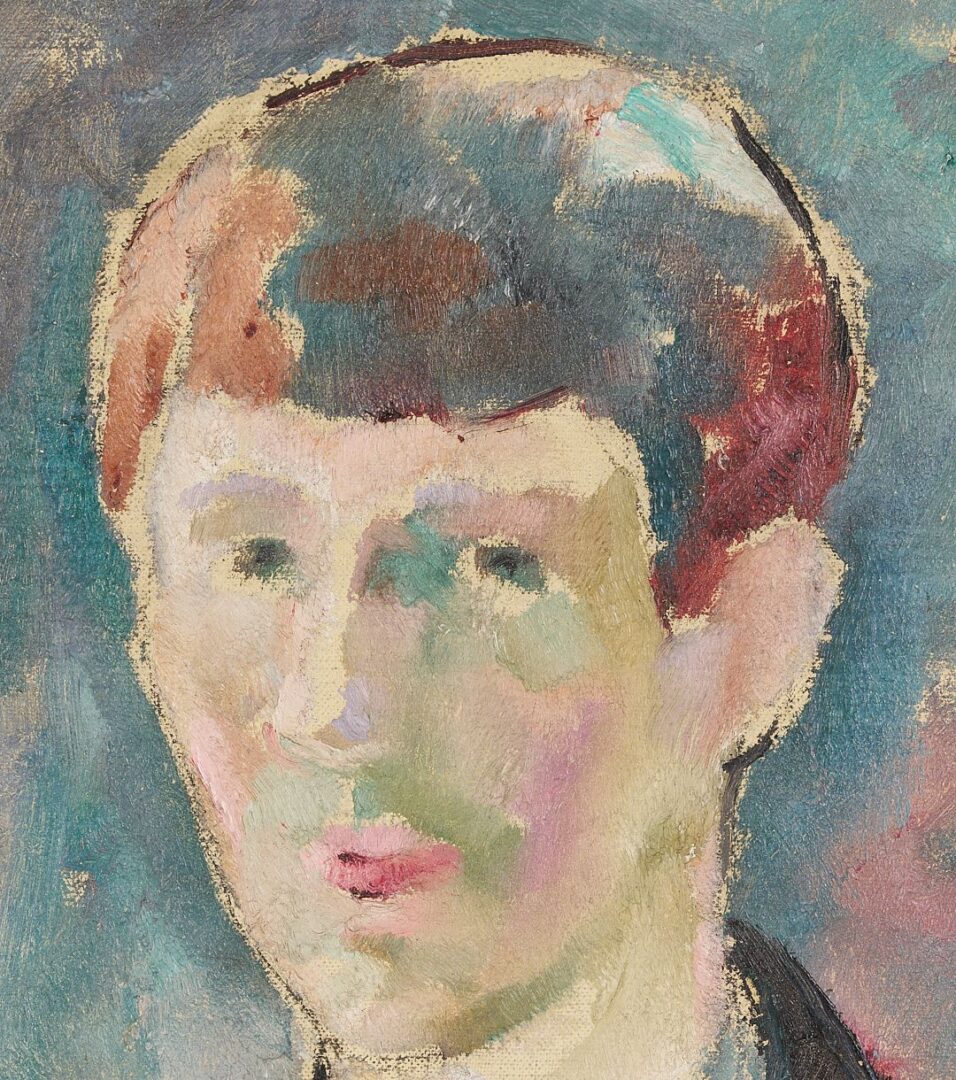 Lot 324: Charles Cagle O/B Self Portrait