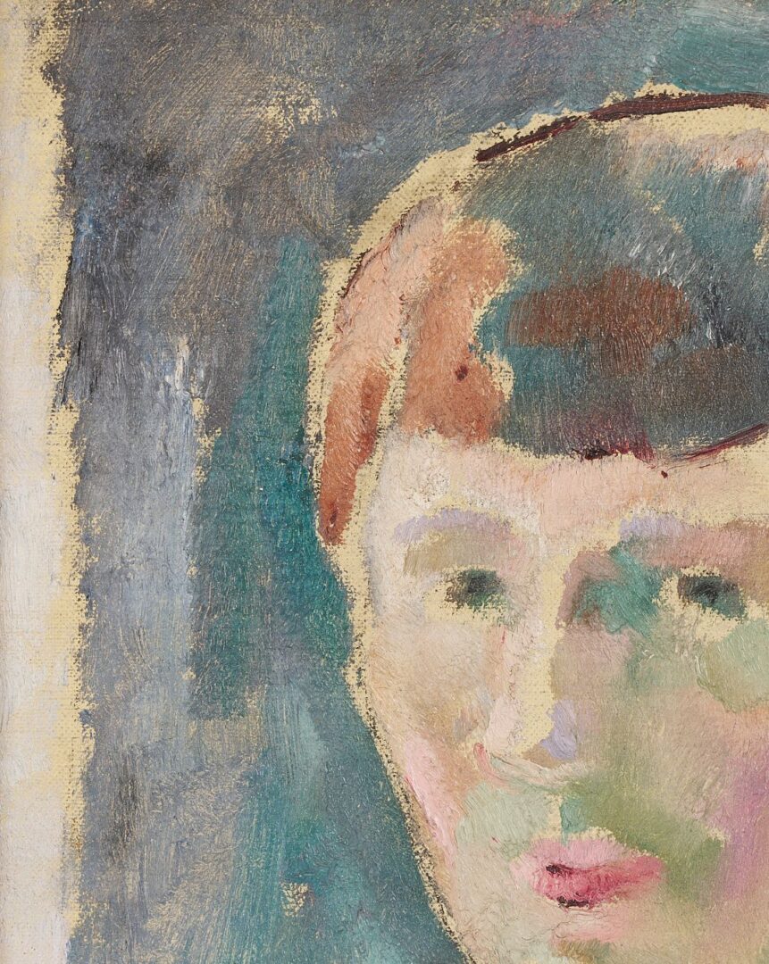 Lot 324: Charles Cagle O/B Self Portrait