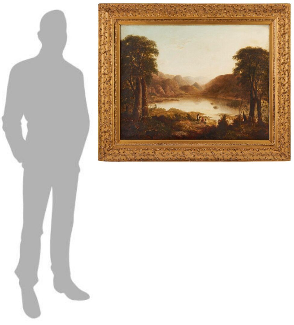 Lot 328: 19th C. Lake Landscape attr. George Loring Brown
