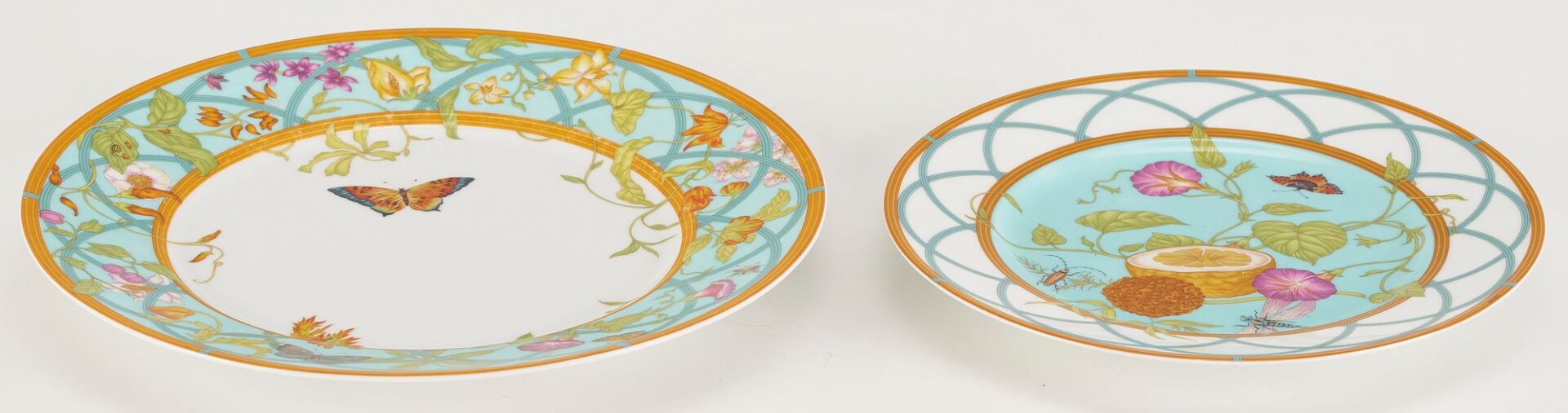 Lot 338: Hermes Siesta Island Porcelain Dinnerware, 55 pcs