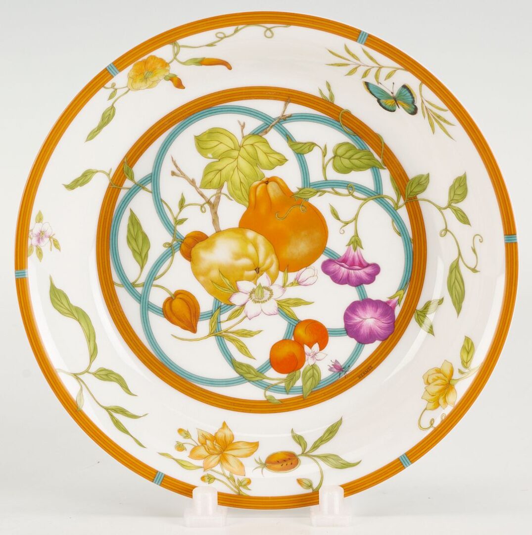 Lot 338: Hermes Siesta Island Porcelain Dinnerware, 55 pcs