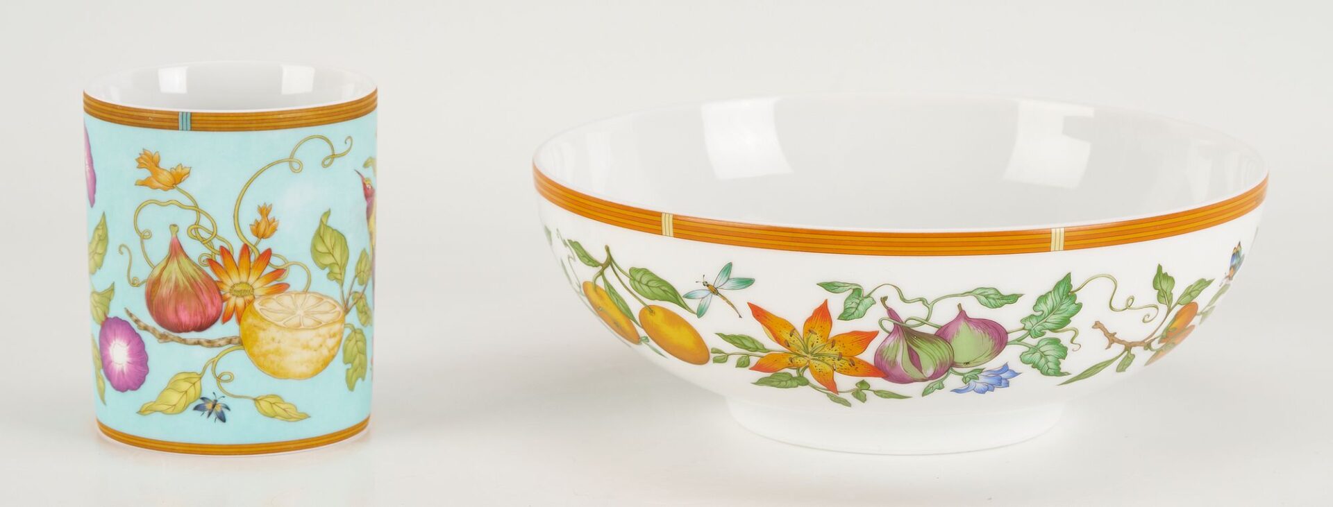 Lot 338: Hermes Siesta Island Porcelain Dinnerware, 55 pcs