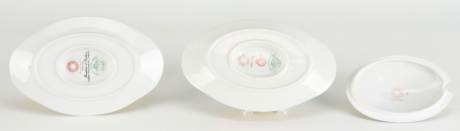 Lot 339: 75 Pcs. Haviland Musee Monet Pattern Porcelain Dinnerware