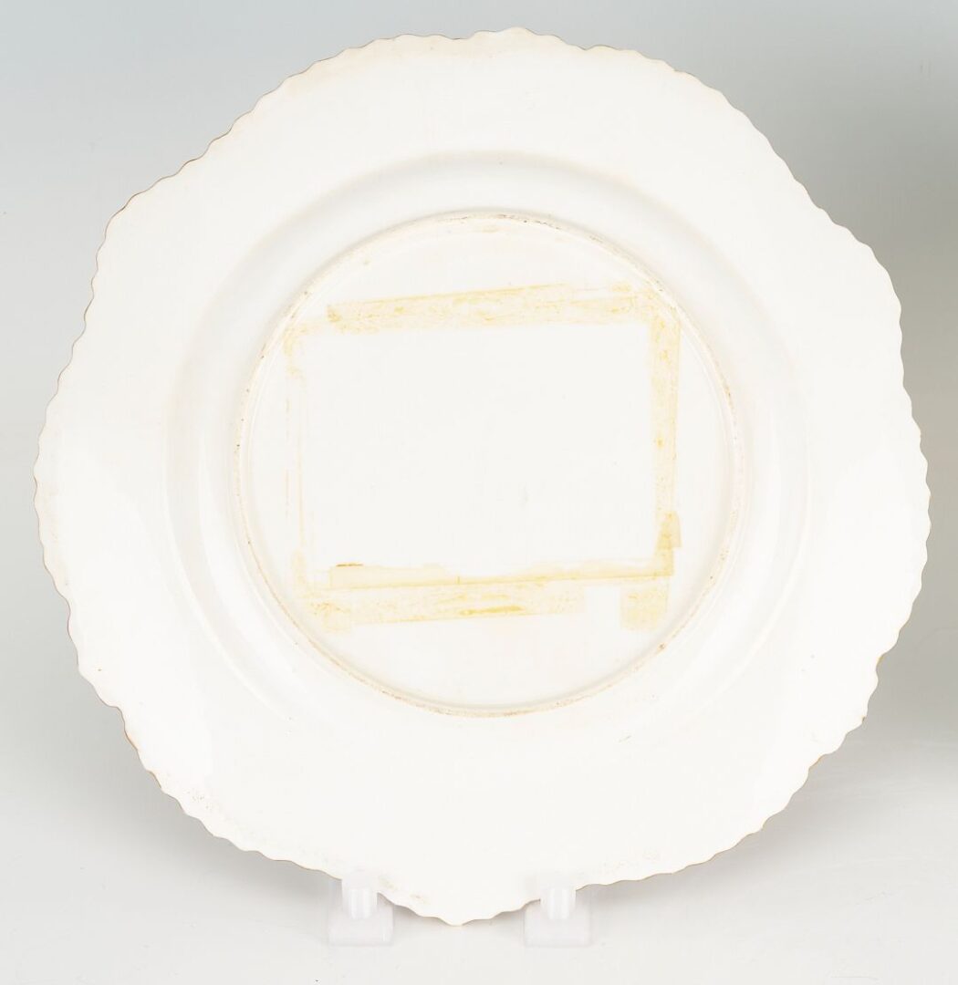 Lot 345: 2 Armorial Porcelain Plates, Northumberland