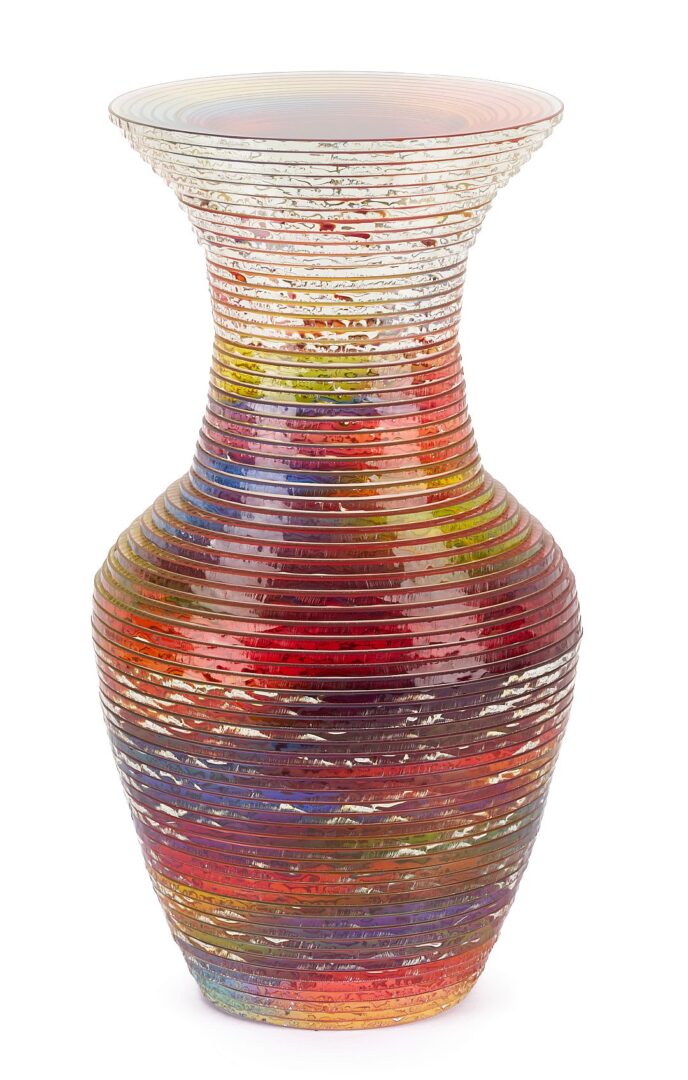 Lot 356: Sidney Hutter Art Glass Sculpture