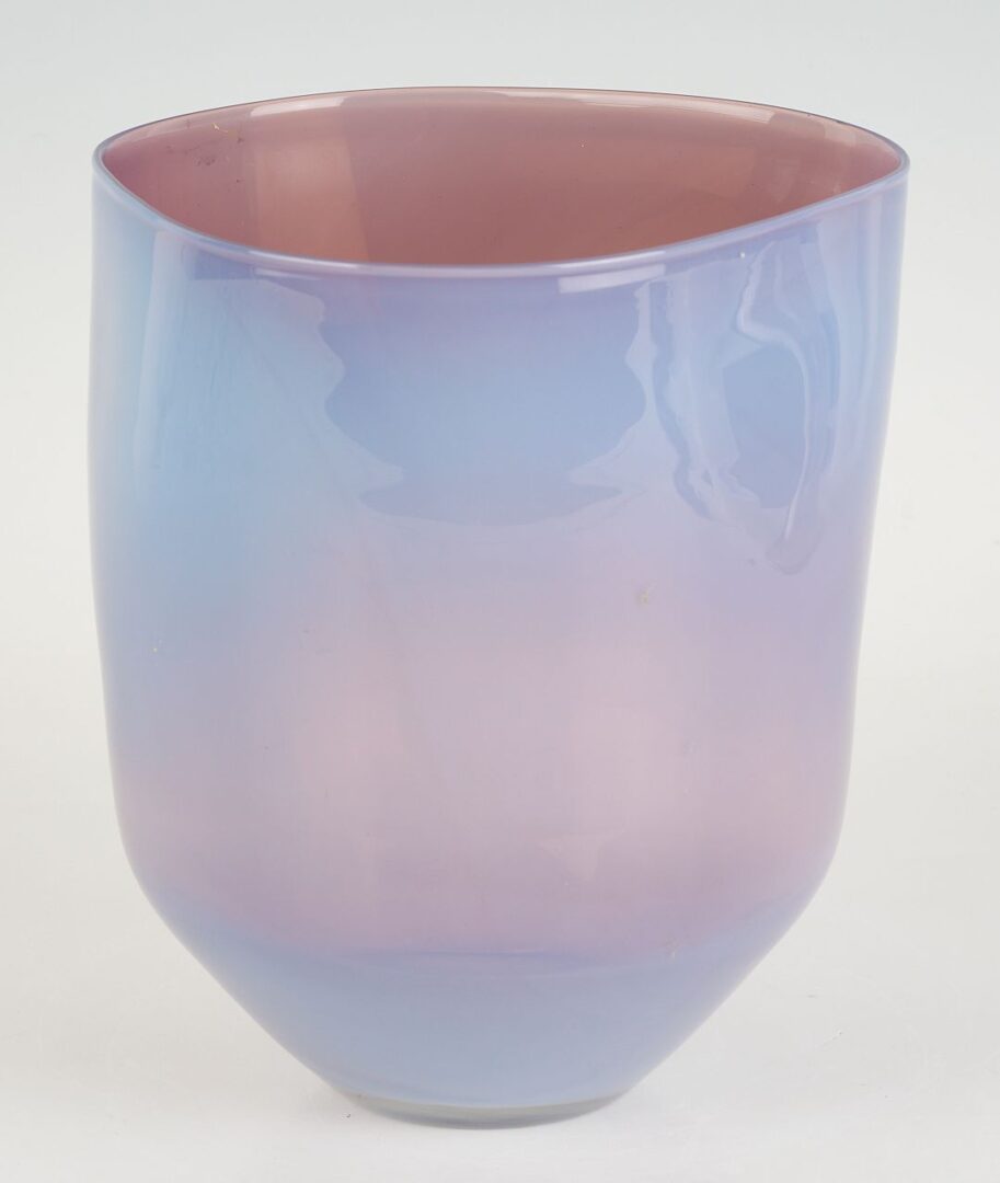 Lot 359: 2 Amethyst Art Glass Bowls incl. Soffiati for Cappelin Venini