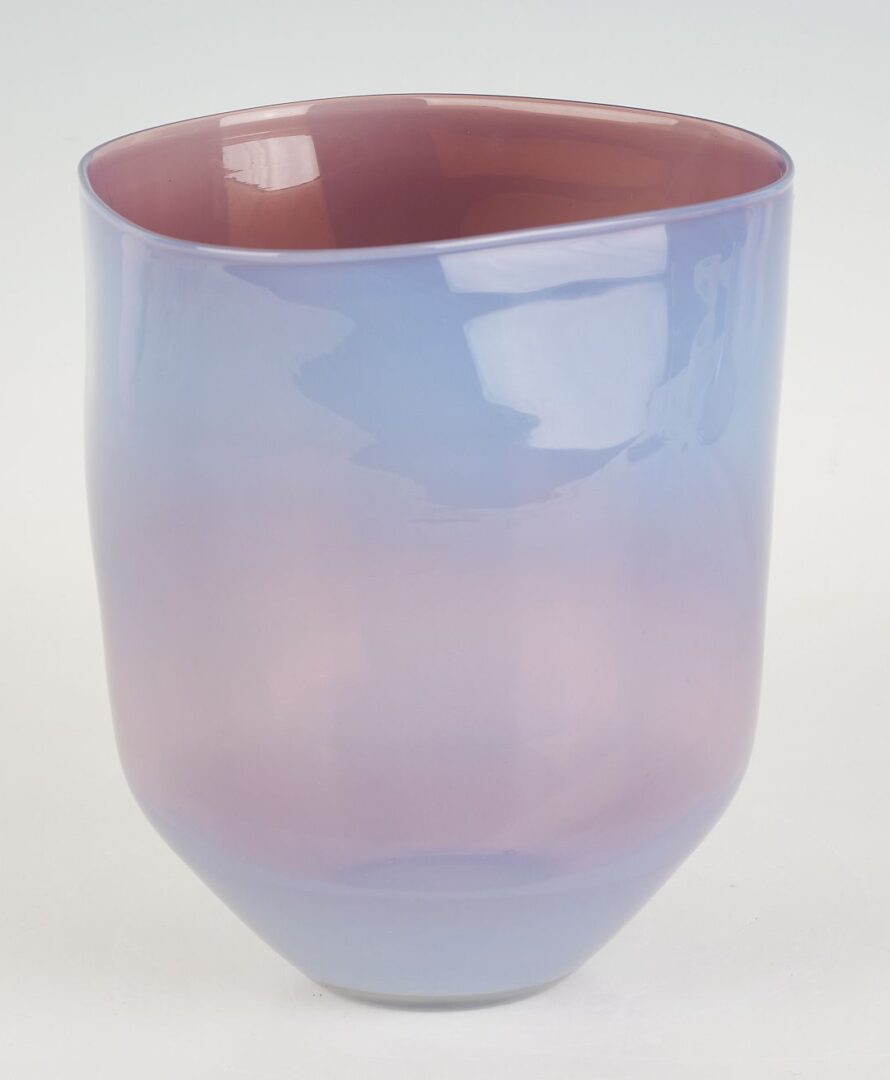 Lot 359: 2 Amethyst Art Glass Bowls incl. Soffiati for Cappelin Venini