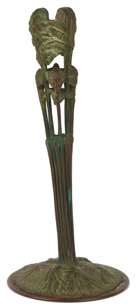 Lot 366: Rare Tiffany Studios New York “Fern” Lamp