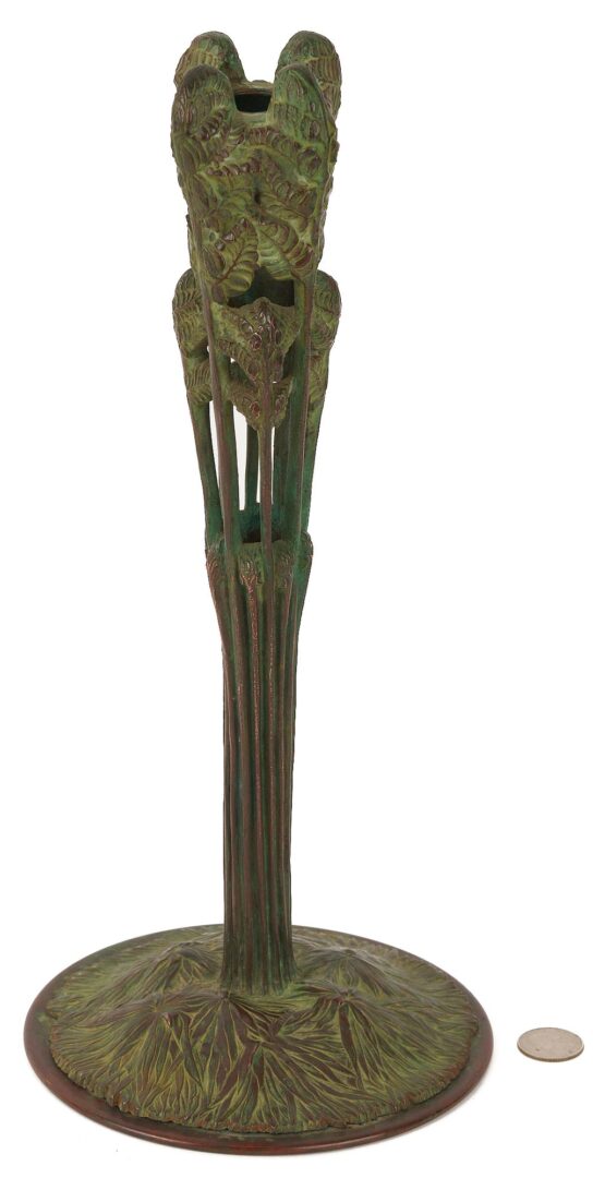 Lot 366: Rare Tiffany Studios New York “Fern” Lamp