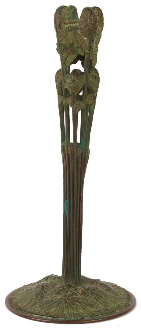 Lot 366: Rare Tiffany Studios New York “Fern” Lamp