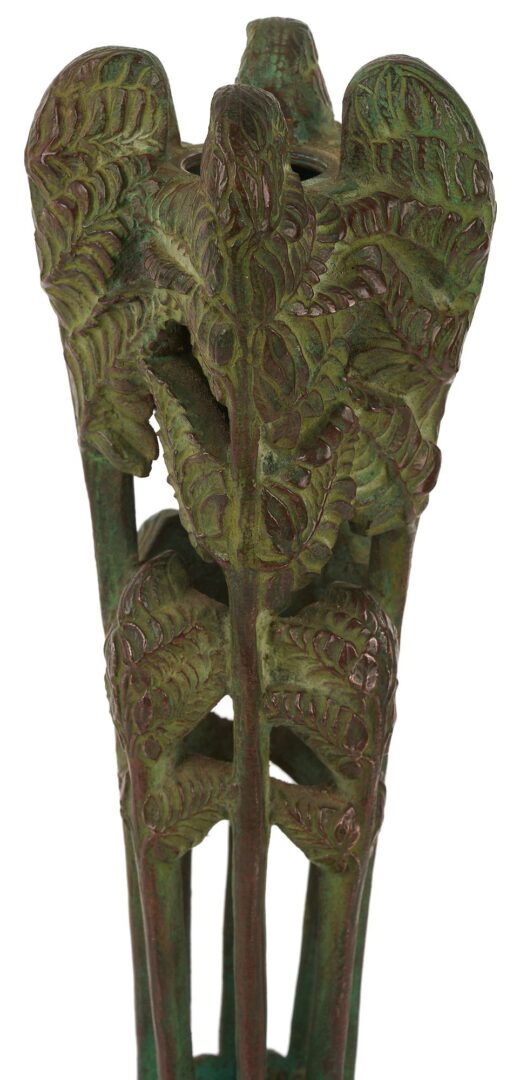 Lot 366: Rare Tiffany Studios New York “Fern” Lamp