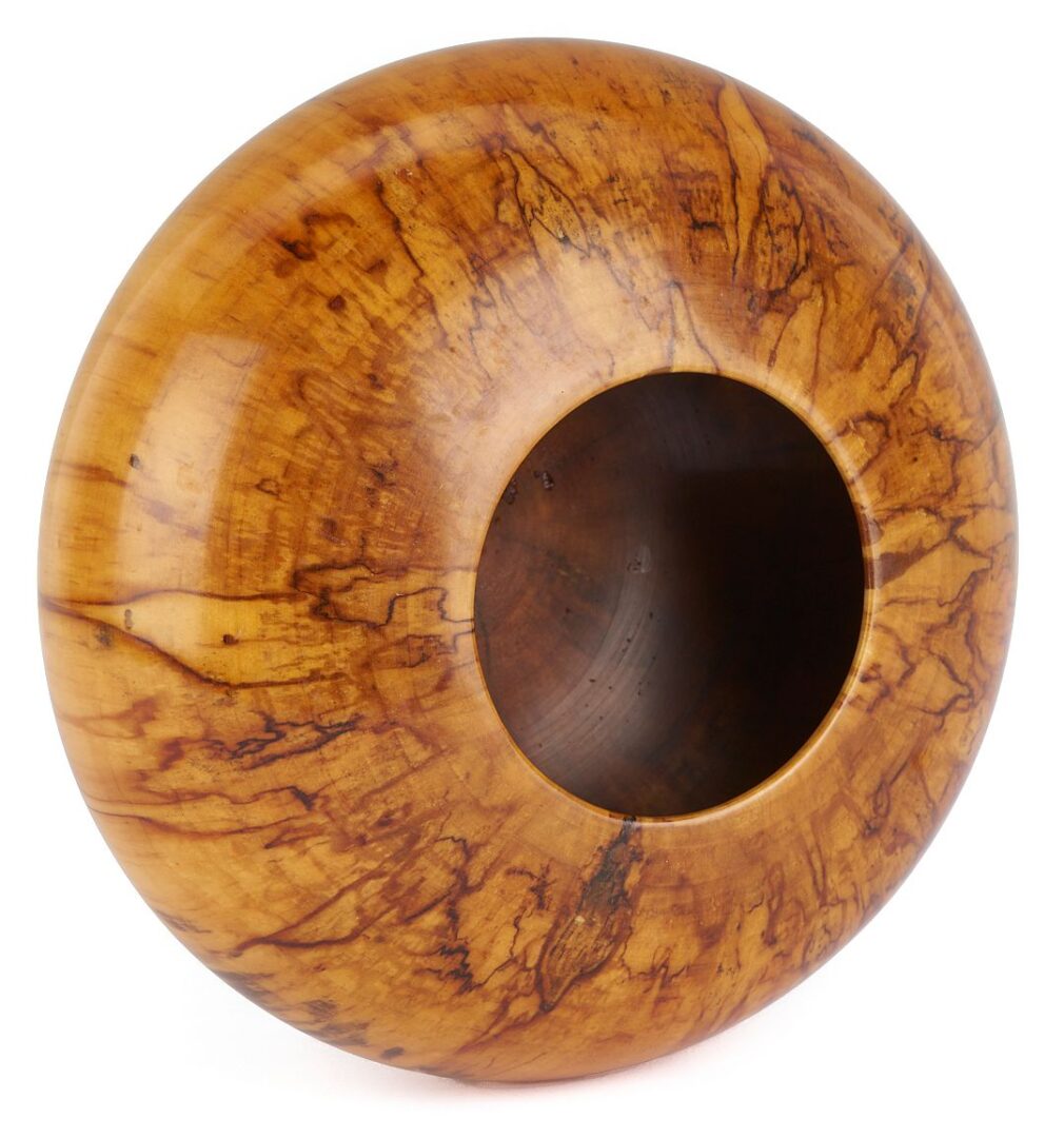 Lot 378: Philip Moulthrop Spalted Silver Maple Vessel