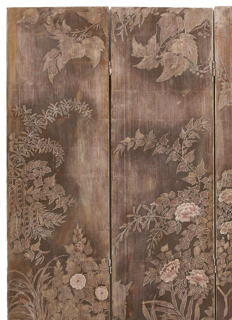 Lot 389: Max Kuehne Silver Gilt Screen