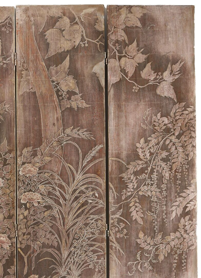 Lot 389: Max Kuehne Silver Gilt Screen