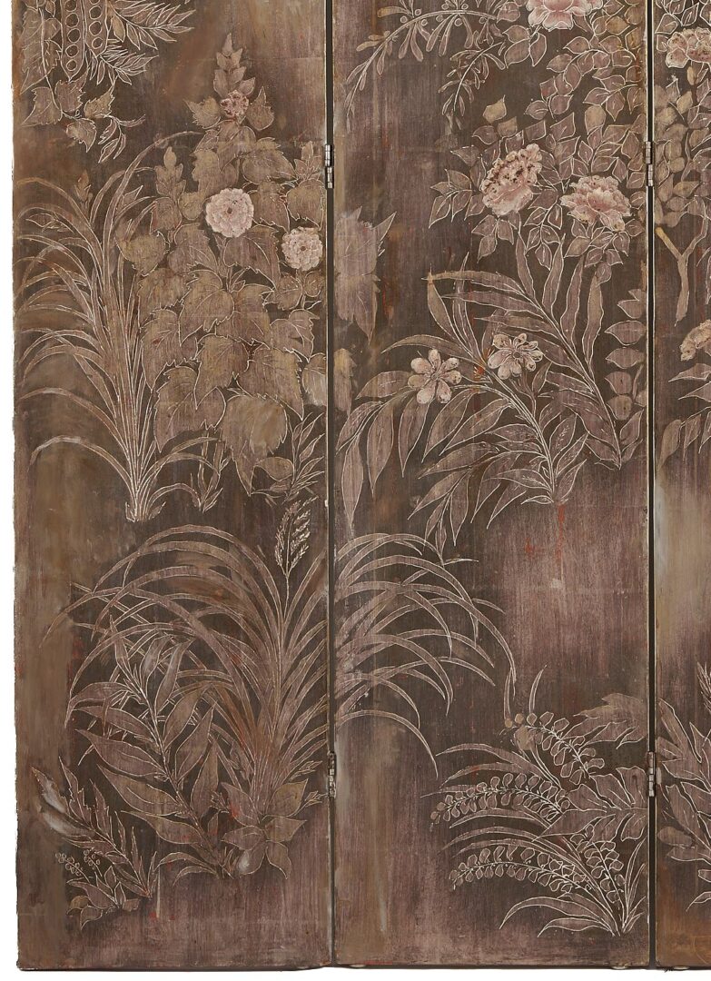 Lot 389: Max Kuehne Silver Gilt Screen