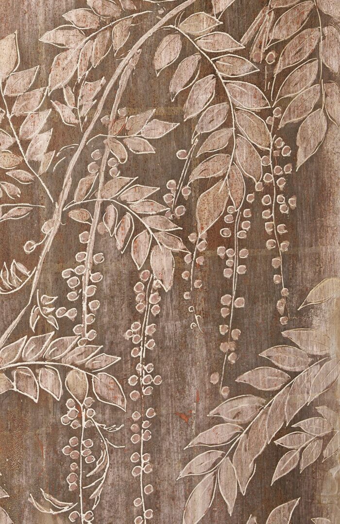 Lot 389: Max Kuehne Silver Gilt Screen
