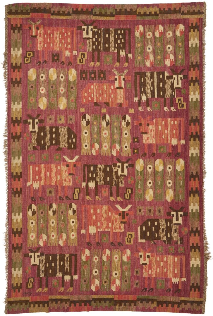 Lot 390: Marta Maas Fjetterstrom Mid Century Rug