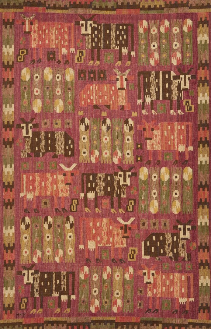 Lot 390: Marta Maas Fjetterstrom Mid Century Rug