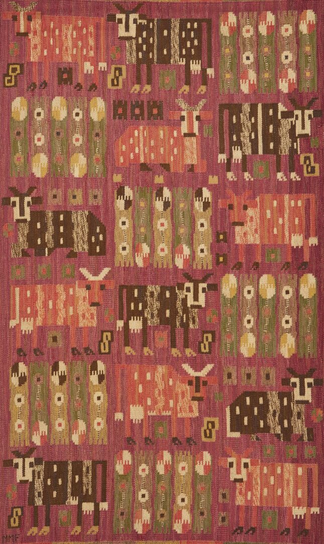 Lot 390: Marta Maas Fjetterstrom Mid Century Rug
