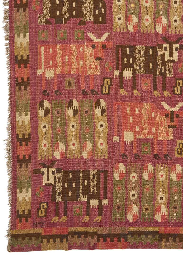 Lot 390: Marta Maas Fjetterstrom Mid Century Rug
