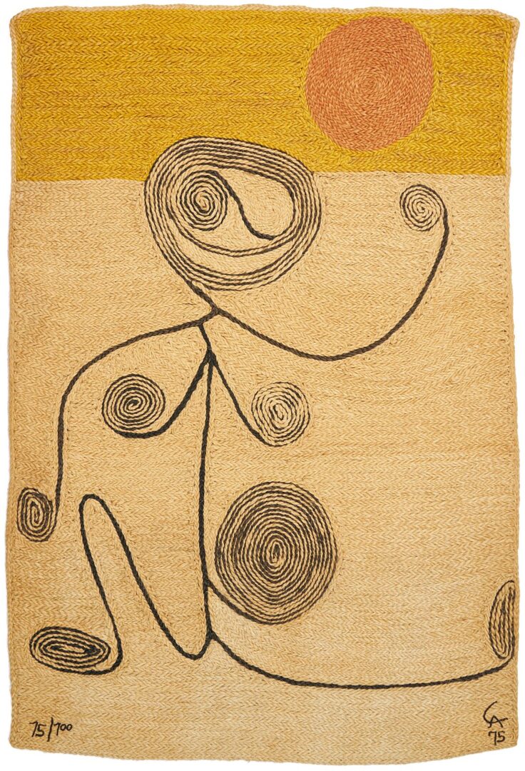 Lot 391: After Alexander Calder, Tapestry (Josephine Baker)
