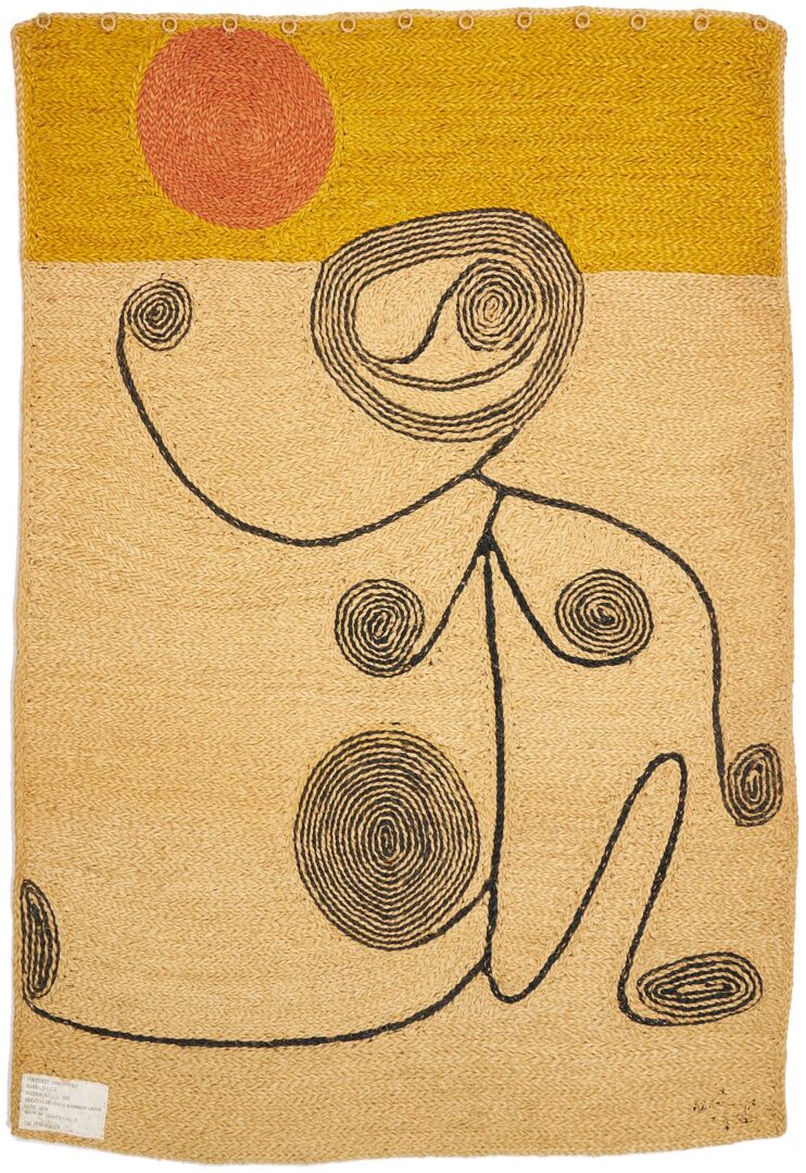 Lot 391: After Alexander Calder, Tapestry (Josephine Baker)
