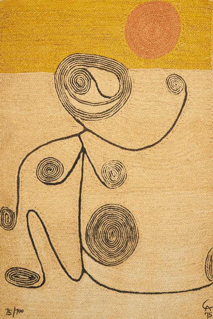 Lot 391: After Alexander Calder, Tapestry (Josephine Baker)