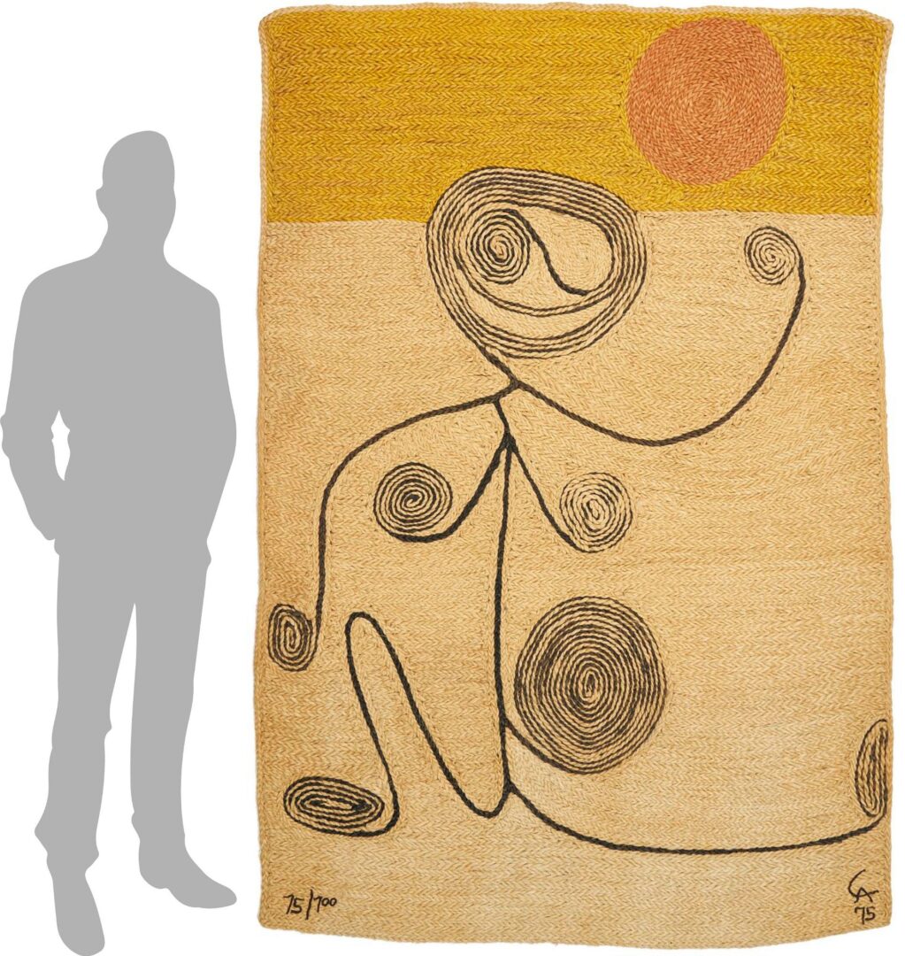 Lot 391: After Alexander Calder, Tapestry (Josephine Baker)