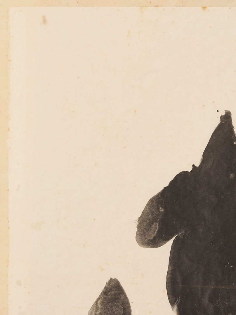 Lot 393: Robert Motherwell Lithograph, Samurai II