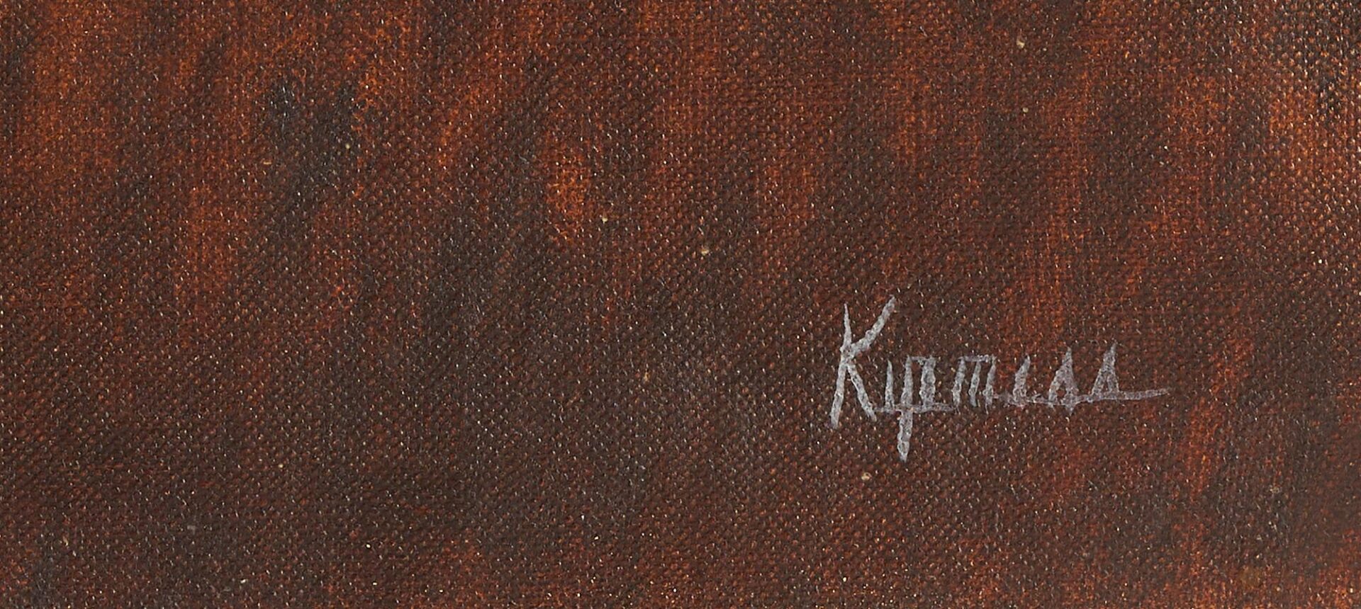 Lot 394: Large Robert Kipniss Oil Landscape, Sheds & Trees