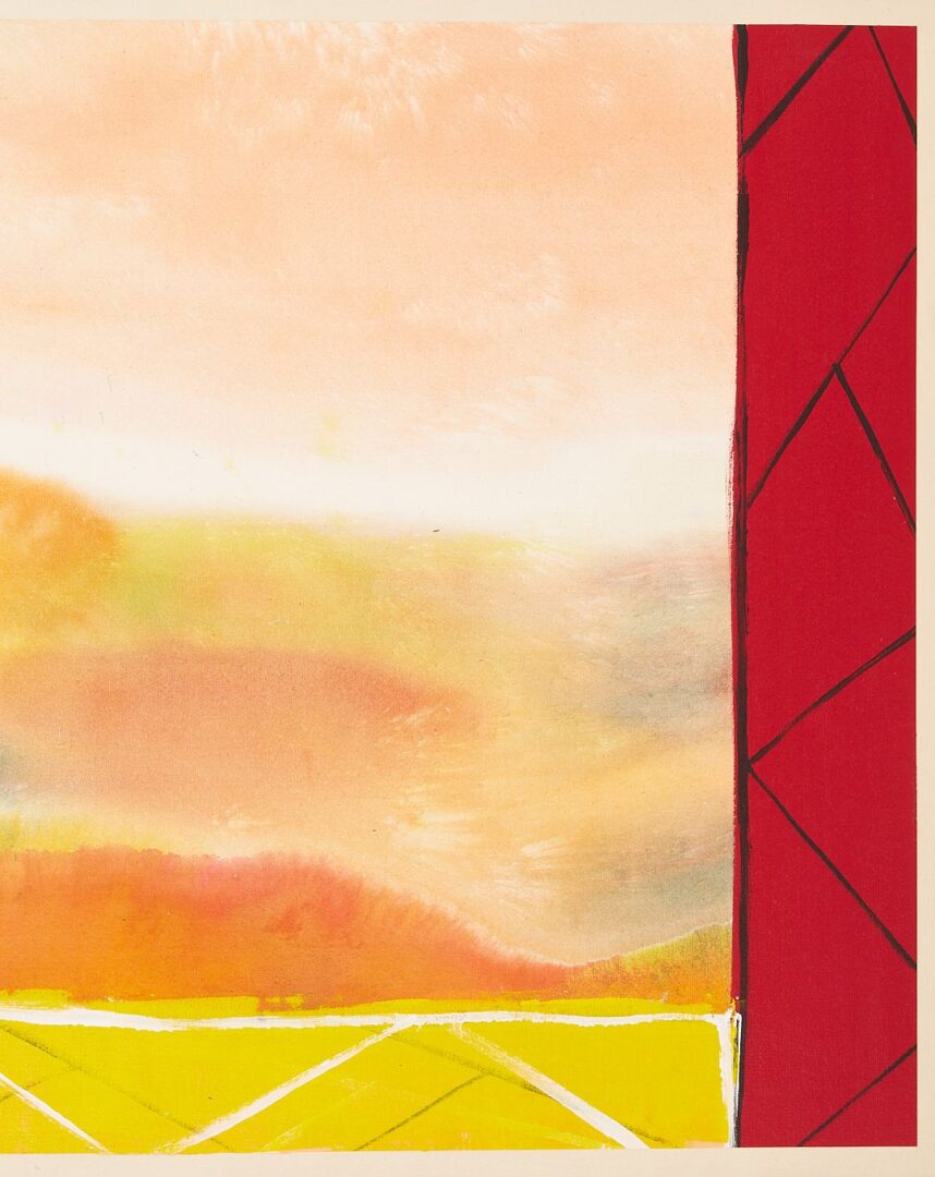 Lot 395: Ronnie Landfield Acrylic Painting, Between Spring and Summer
