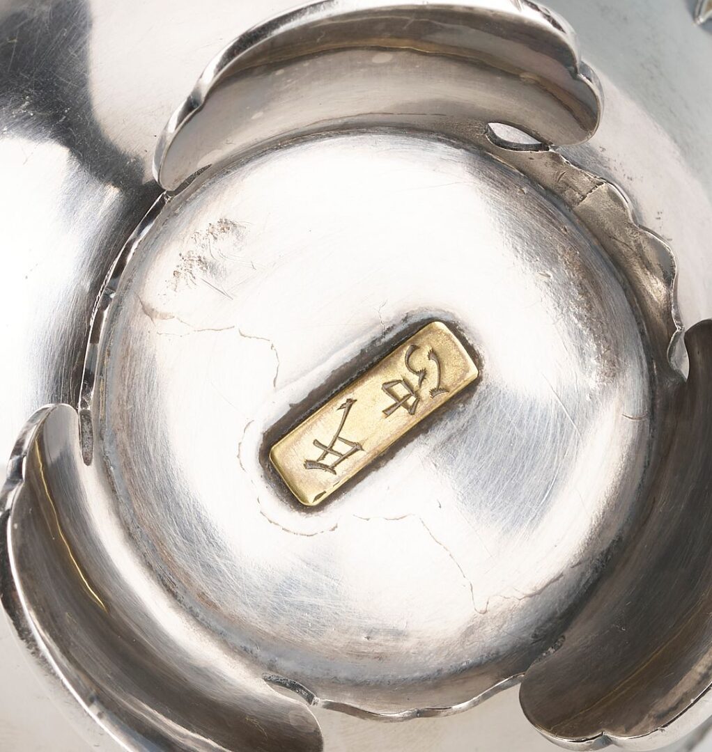 Lot 3: Japanese Enameled Silver Vase