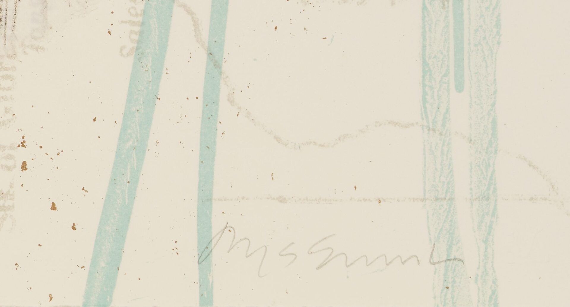 Lot 400: Scarce Jaune Quick-to-See Smith Lithograph, A Map to Heaven