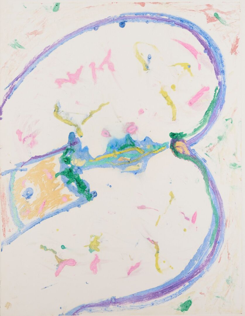 Lot 401: Sam Francis Monotype, Nude (Ghost Impression 2)