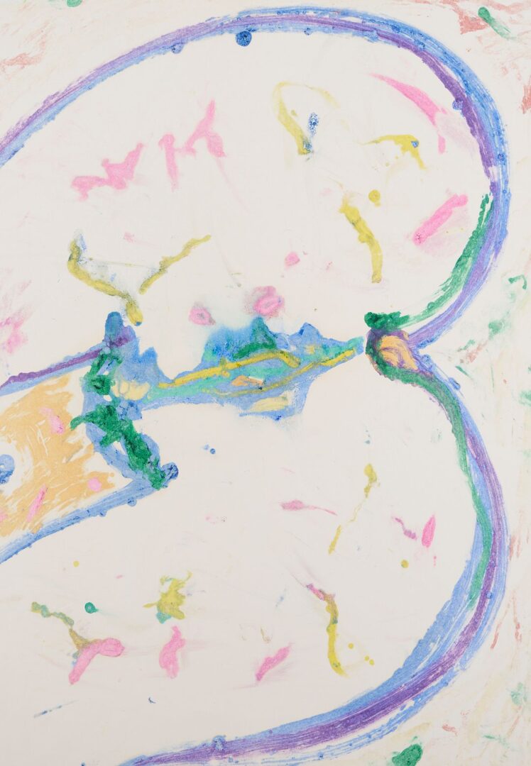 Lot 401: Sam Francis Monotype, Nude (Ghost Impression 2)
