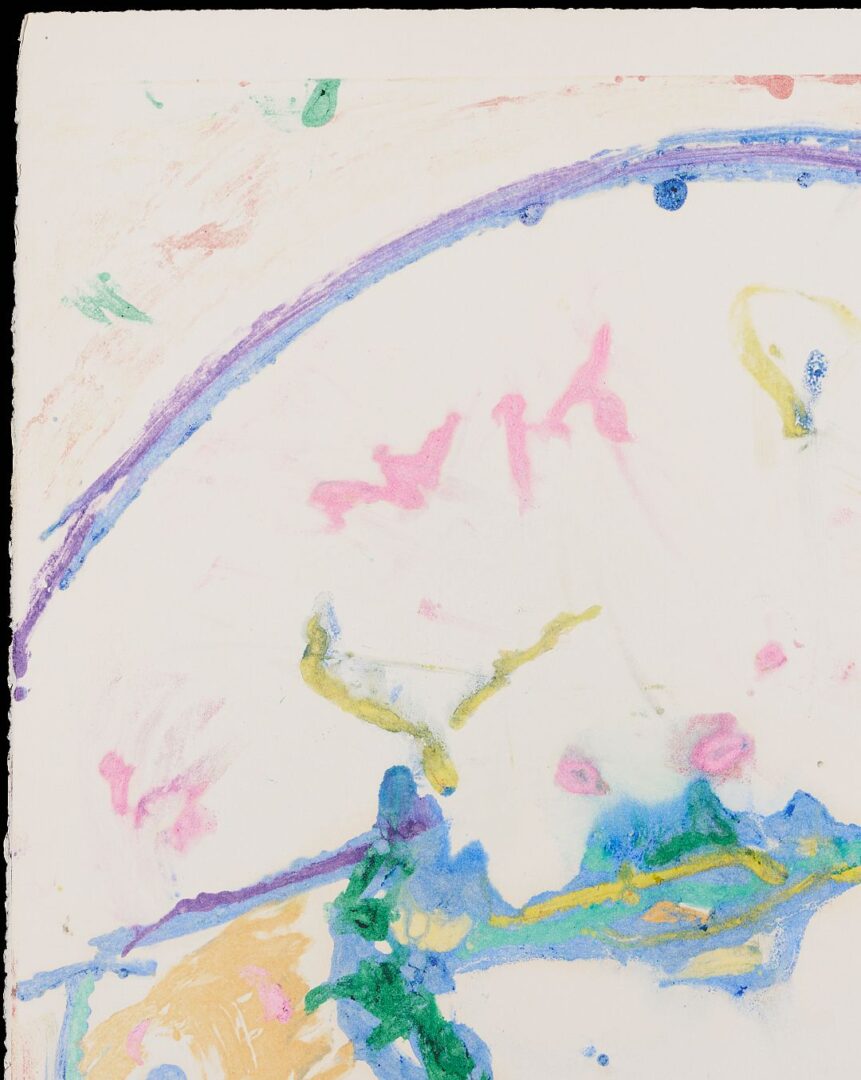 Lot 401: Sam Francis Monotype, Nude (Ghost Impression 2)