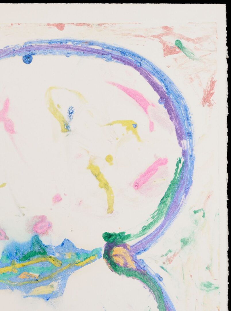 Lot 401: Sam Francis Monotype, Nude (Ghost Impression 2)