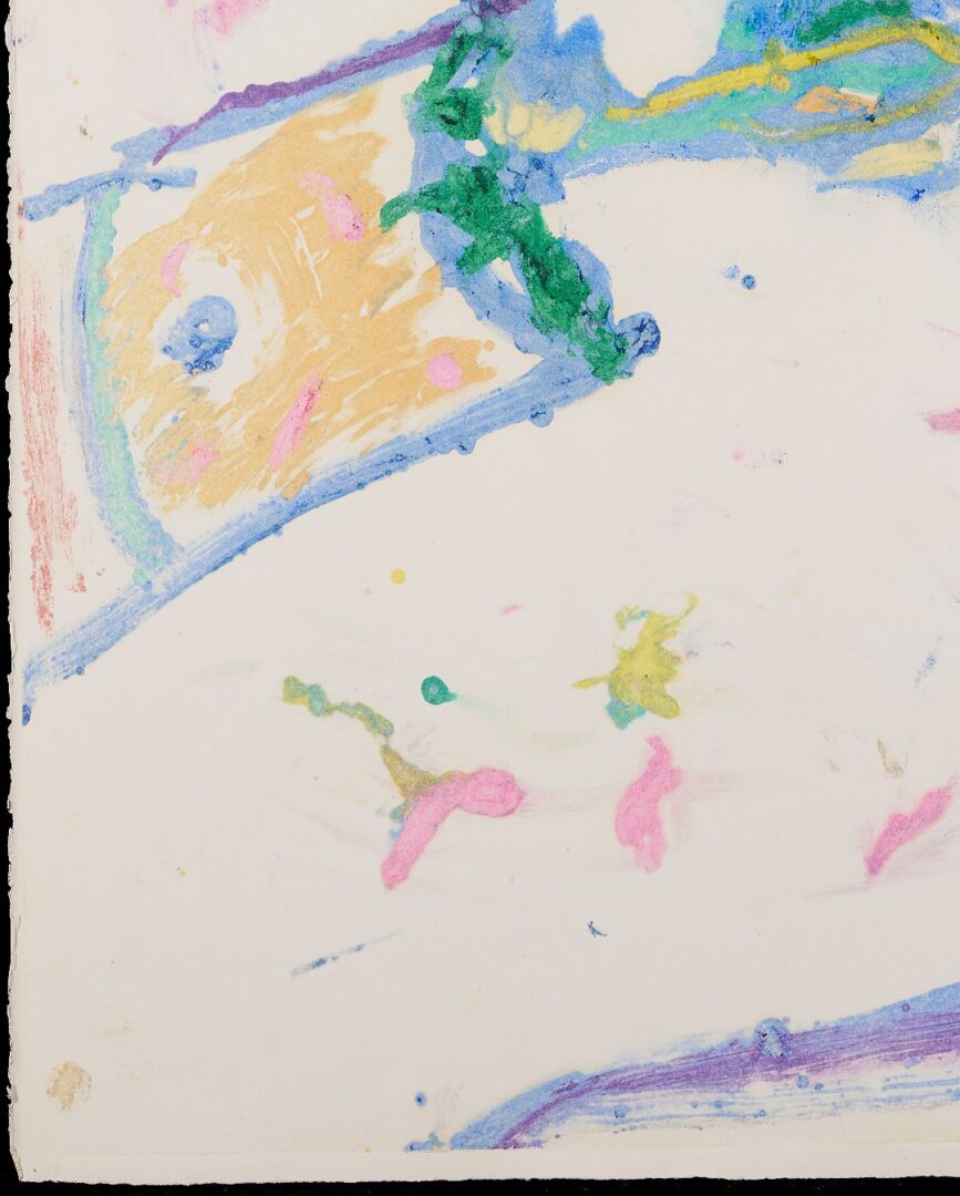 Lot 401: Sam Francis Monotype, Nude (Ghost Impression 2)