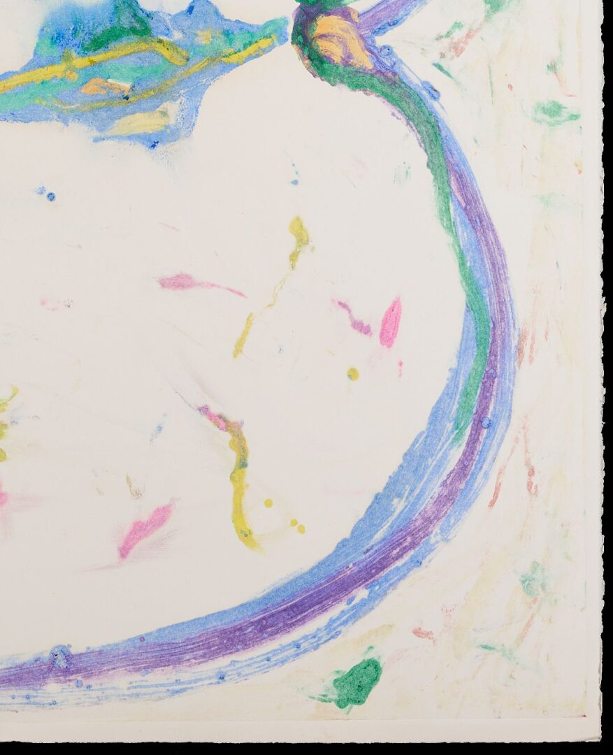 Lot 401: Sam Francis Monotype, Nude (Ghost Impression 2)