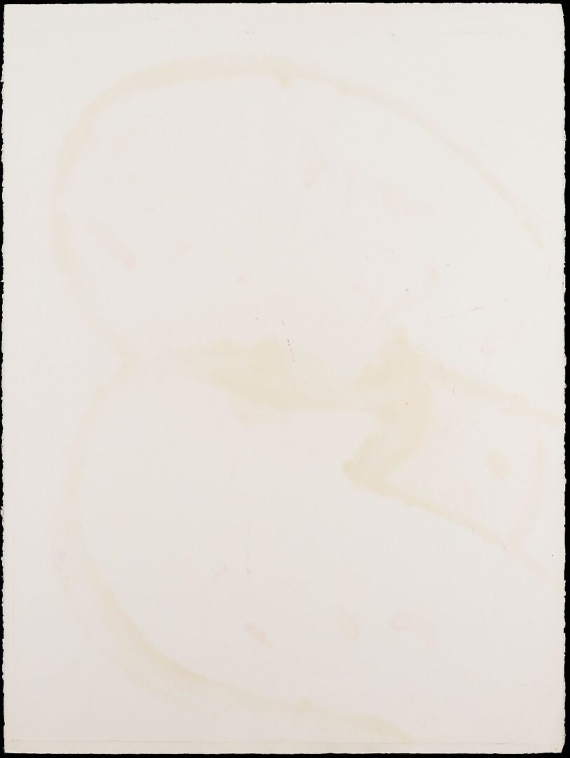 Lot 401: Sam Francis Monotype, Nude (Ghost Impression 2)