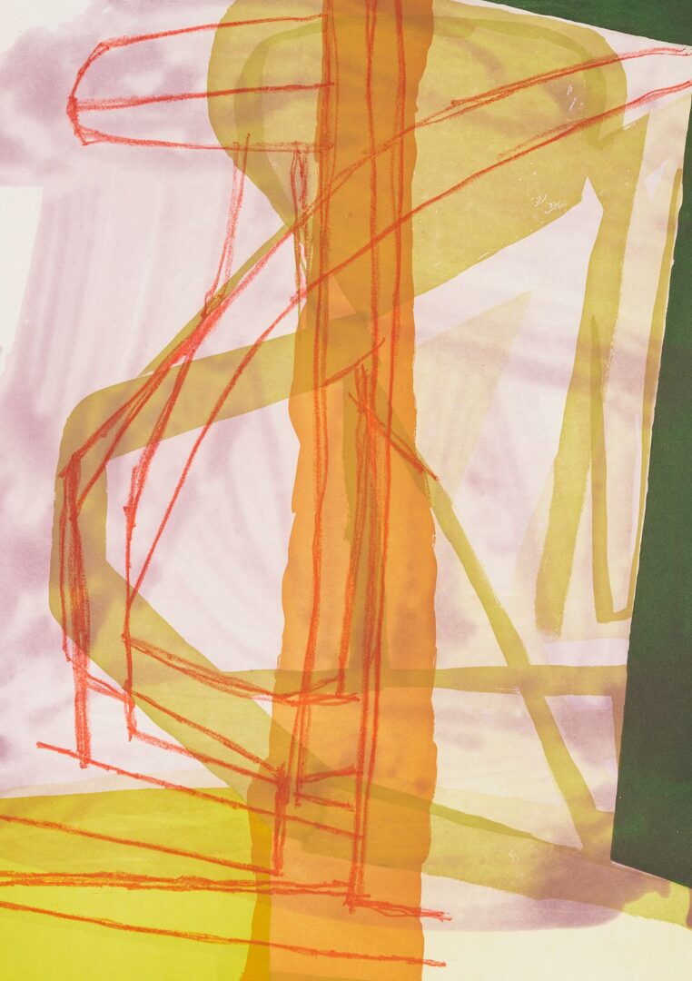 Lot 405: Amy Sillman Abstract Soft Ground Etching, O & N