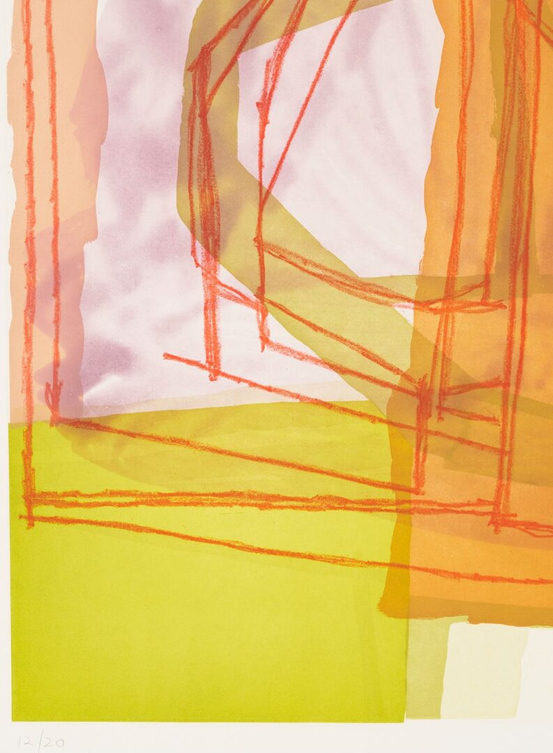 Lot 405: Amy Sillman Abstract Soft Ground Etching, O & N