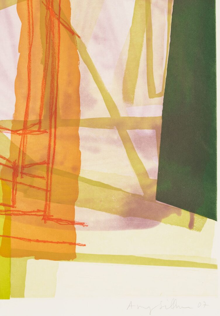 Lot 405: Amy Sillman Abstract Soft Ground Etching, O & N