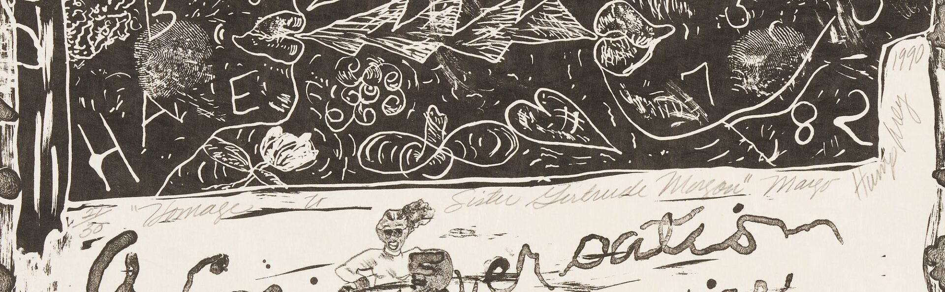 Lot 407: Tamarind Institute Partial Lithograph Portfolio Incl. Quick-to-See Smith, Colescott, Margo Humphrey